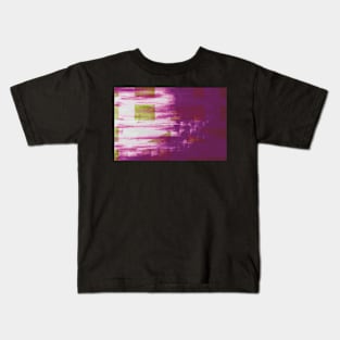 Geometrical water in Magenta Kids T-Shirt